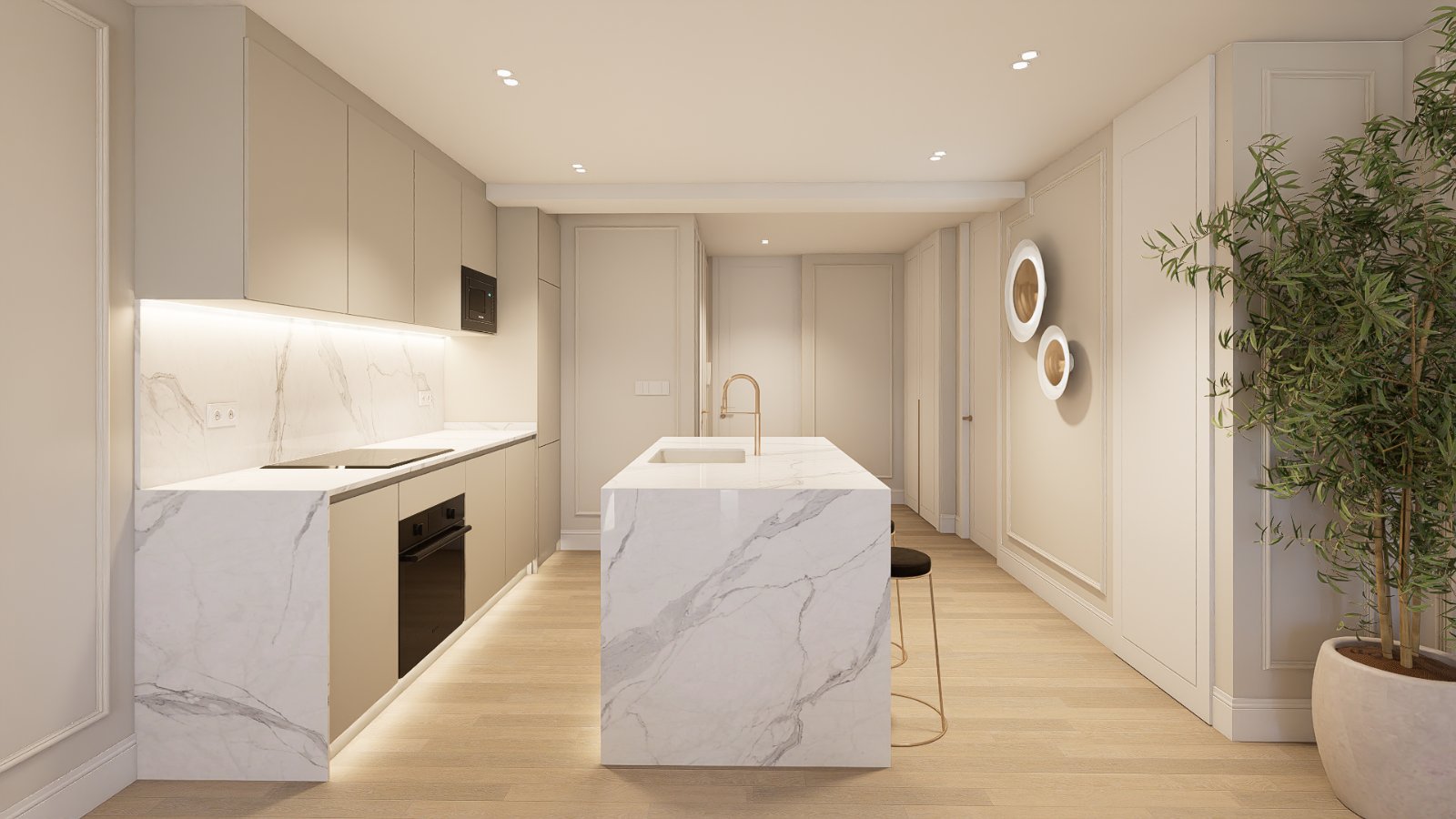 Bright 4-bedroom apartment — Jordán 5, Chamberí, Madrid — photo 3