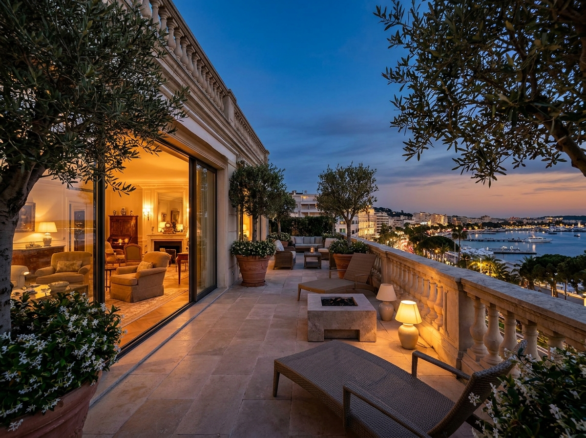 Croisette rooftop penthouse